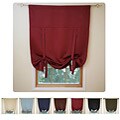 Solid Insulated Blackout Tie Up Shade
