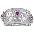 14k Gold 1/4ct TDW Diamond and Ruby Ring