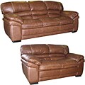 Uptown Chocolate Brown Sofa and Loveseat