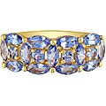 14k Yellow Gold Tanzanite Fashion Band