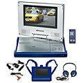 Polaroid BLUE 7-inch DVD Player/ Travel Kit