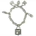 Lucien Piccard 'Arnex' Women's Charm Bracelet Watch