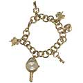 Lucien Piccard 'Arnex' Women's Charm Bracelet Watch