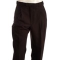Palm Beach Men's Black Pleated Reflex Trousers