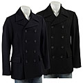 MICHAEL Michael Kors Men's Wool Blend 8-button Peacoat