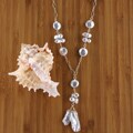 Oxidized Sterling Silver Serenity Pearl Necklace (USA)