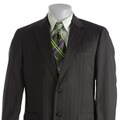 Bill Blass Men's Grey/ Blue Stripe 2-button Suit