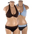 Magic Bra Women's 2-piece Halter and Hipster Swimwear