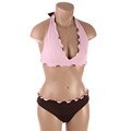 Magic Bra Women's Reversible Ruffle Bikini