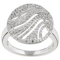 14k White Gold 5/8ct TDW Diamond Circle Ring (H-I, I1-I2)