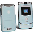 Sky Blue Skin Case for Motorola RAZR V3 / V3c
