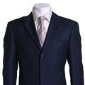 Giorgio Fiorelli Men's Navy 3-button Suit