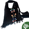 Handmade Brown Triangle Handbag (Guatemala)