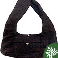 Handmade Lee Brown Wool Handbag (Guatamela)