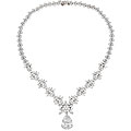 Sterling Silver CZ Exquisite Necklace