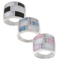 Sterling Silver Mother of Pearl Ring
