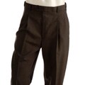 Palm Beach Men's Charcoal Pleated Reflex Trousers