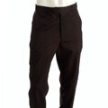 Palm Beach Men's Black Flat Front Reflex Trousers
