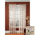 Blossom Sheer Floral Window Curtain Panel (84 in. x 59 in.)