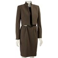 Anne Klein Women's Stretch Twill Belted Dress Suit