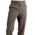 Palm Beach Men's Grey Flat Front Reflex Trousers
