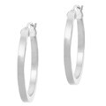 Sterling Silver 25mm Hoop Earrings