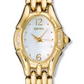 Seiko Women's Goldtone Quartz Diamond Dress Watch