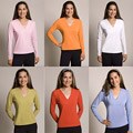 Spooney Women's Long-sleeve V-neck T-shirt