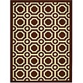 Stainmaster Nylon Hand-carved Mosaic Tiles Rug (7'10 x 11'2)