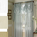 Tinsel Sheer Georgette Window Curtain Valance