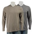 Andrew Fezza Men's V-neck Jacquard Shirt