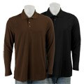 Andrew Fezza Men's 3-button Jacquard Polo Shirt
