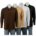 Andrew Fezza Men's Long-sleeve Solid Polo