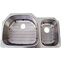 Undermount Large and Small Basin Kitchen Sink Kit