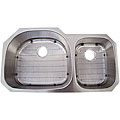 Undermount Large and Small Basin Kitchen Sink Kit