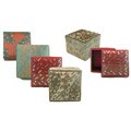 Embroidered and Sequined Square Jewelry/ Gift Box (India)