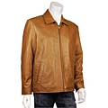 IZOD Men's New Zealand Lamb Leather Jacket