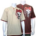 Dolphino Evil Jester Layered Henley Shirt
