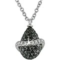 18k Gold 3 3/8ct TDW Black/ White Diamond Necklace (G-H-I, SI)