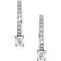 18k Gold 1/4ct TDW Diamond Leverback Earrings (G-H-I, SI)