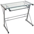 Silver Solo Computer Desk