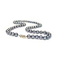 Cultured Freshwater Black Pearl Necklace (6.5-7 mm) (Case of 3)