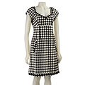 Jessica Howard Women's Houndstooth Check Dress