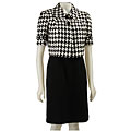 Jessica Howard Women's Houndstooth Jacket Dress