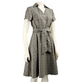 Jessica Howard Women's Wrap-over Plaid Dress