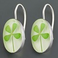 Sterling Silver Dried Flower Earrings (Mexico)