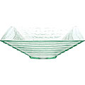 Kraus Alexandrite Square Clear Glass Vessel Sink