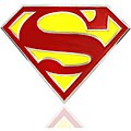Superman Red and Yellow Shield Belt Buckle