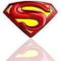 Superman Returns Red and Yellow Shield Belt Buckle
