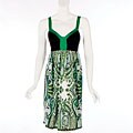 JFW Women's Forest Green Paisley Print Dress